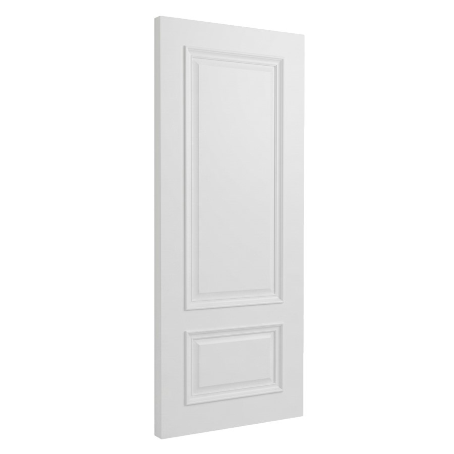 Internal White Primed 2-Panel Door with Raised Mouldings - 1981 x 686 x 35mm - Nelson - XL Joinery