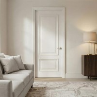 Internal White Primed 2-Panel FD30 Fire Door with Raised Mouldings - 1981 x 762 x 44mm - Nelson - XL Joinery