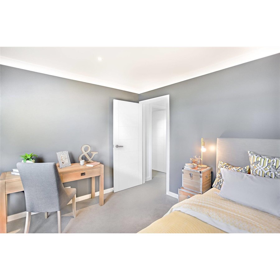 Internal White Primed Door - 1981 x 457 x 35mm - Palermo - XL Joinery