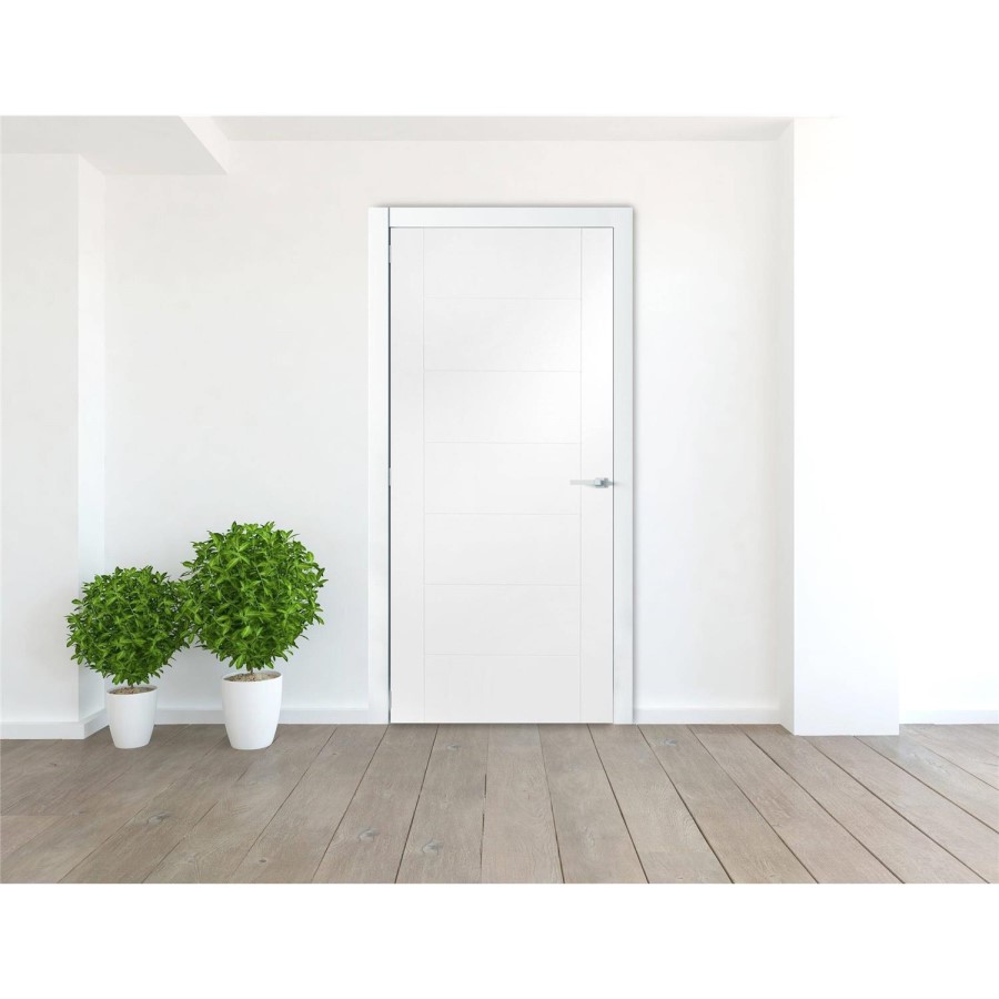 Internal White Primed Door - 1981 x 762 x 35mm - Palermo - XL Joinery