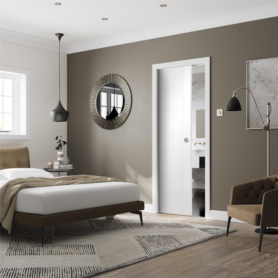 Internal White Primed Door - 1981 x 762 x 35mm - Palermo - XL Joinery