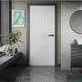 Internal White Primed Cottage FD30 Fire Door - 1981 x 762 x 44mm - Suffolk - XL Joinery