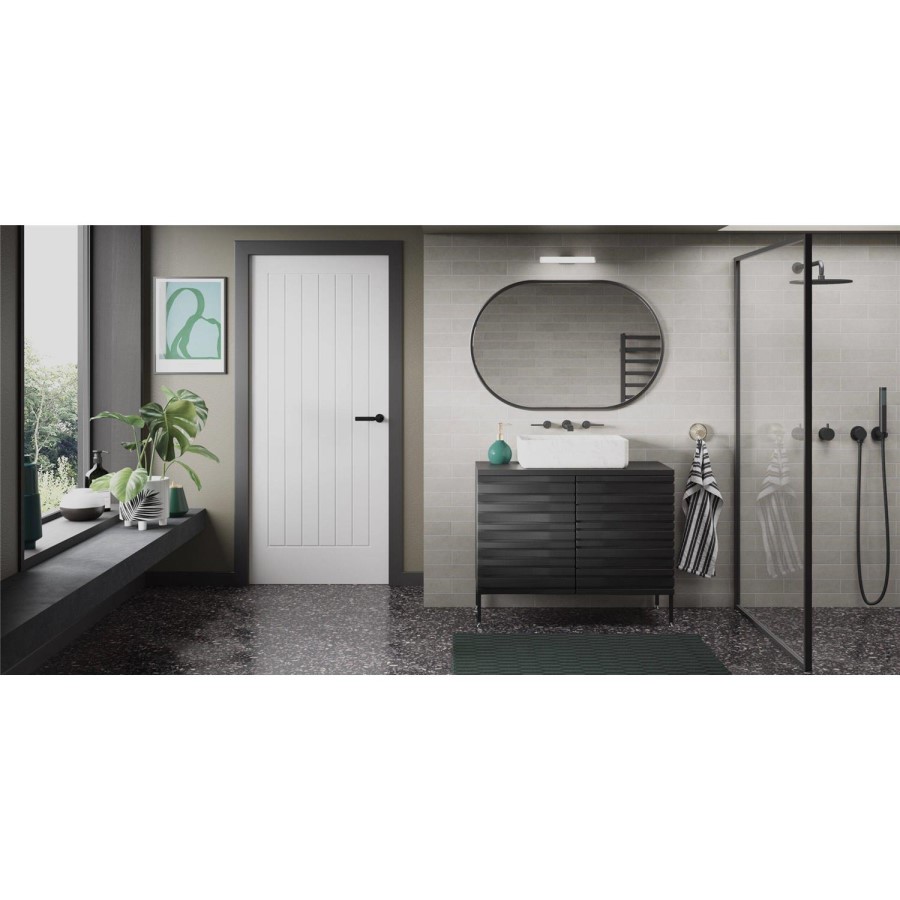 Internal White Primed Cottage Door - 1981 x 762 x 35mm - Suffolk - XL Joinery