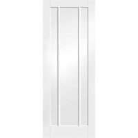 Internal White Primed 3-Panel FD30 Fire Door - 1981 x 838 x 44mm - Worcester - XL Joinery