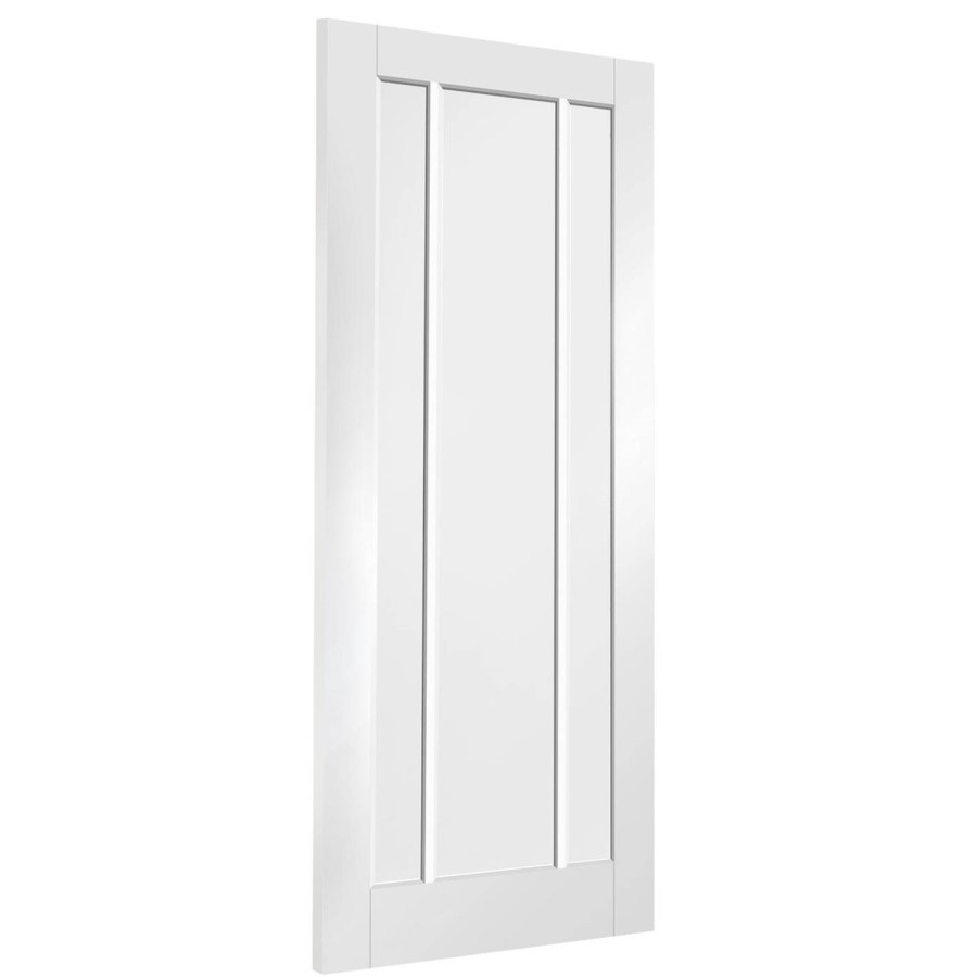 Internal White Primed 3-Panel Door - 2040 x 826 x 40mm - Worcester - XL Joinery