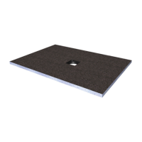 1400x900mm Wet Room Tile-Ready Shower Tray Former 30mm with Square Centre Drain – Live Your Colour