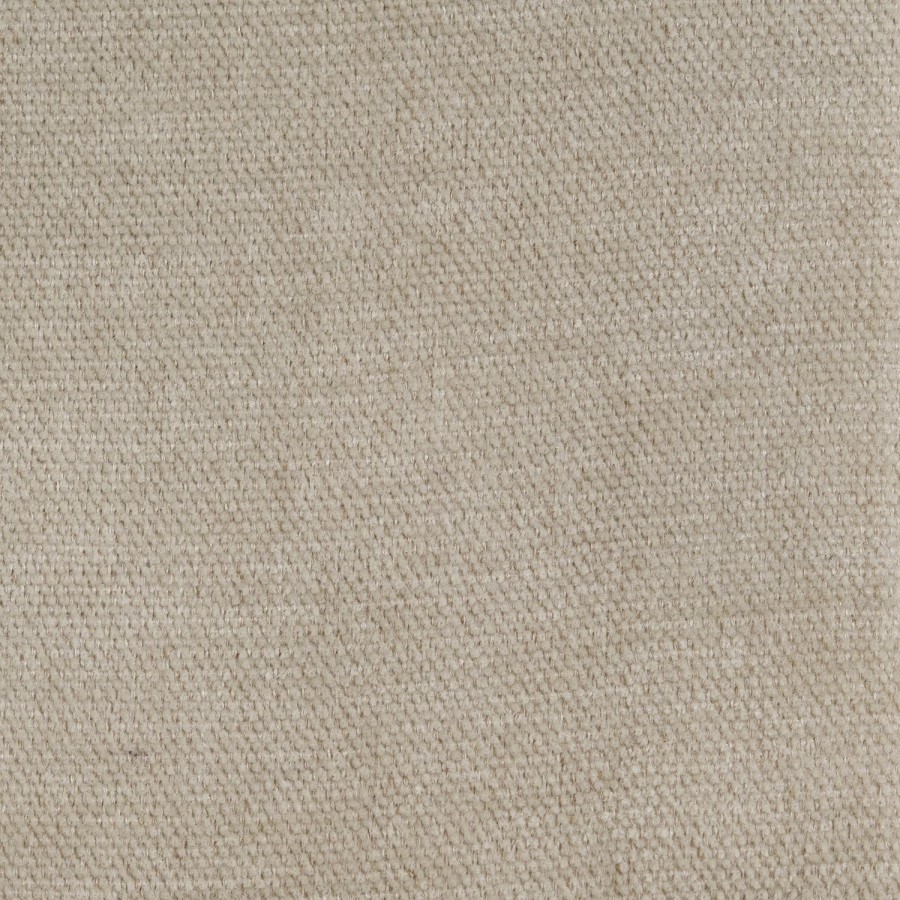 Beige Upholstered Single Ottoman Bed with Curved Headboard - Zara