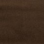 Brown Velvet Modern Curved 3 Seater Sofa - Zuri 