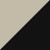 Beige and Black
