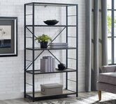 Grey Shelving.
