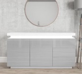 Grey Sideboards.