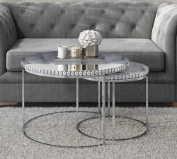 Mirrored Living Room Furniture