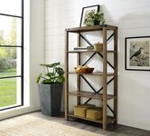 Oak Bookcases.