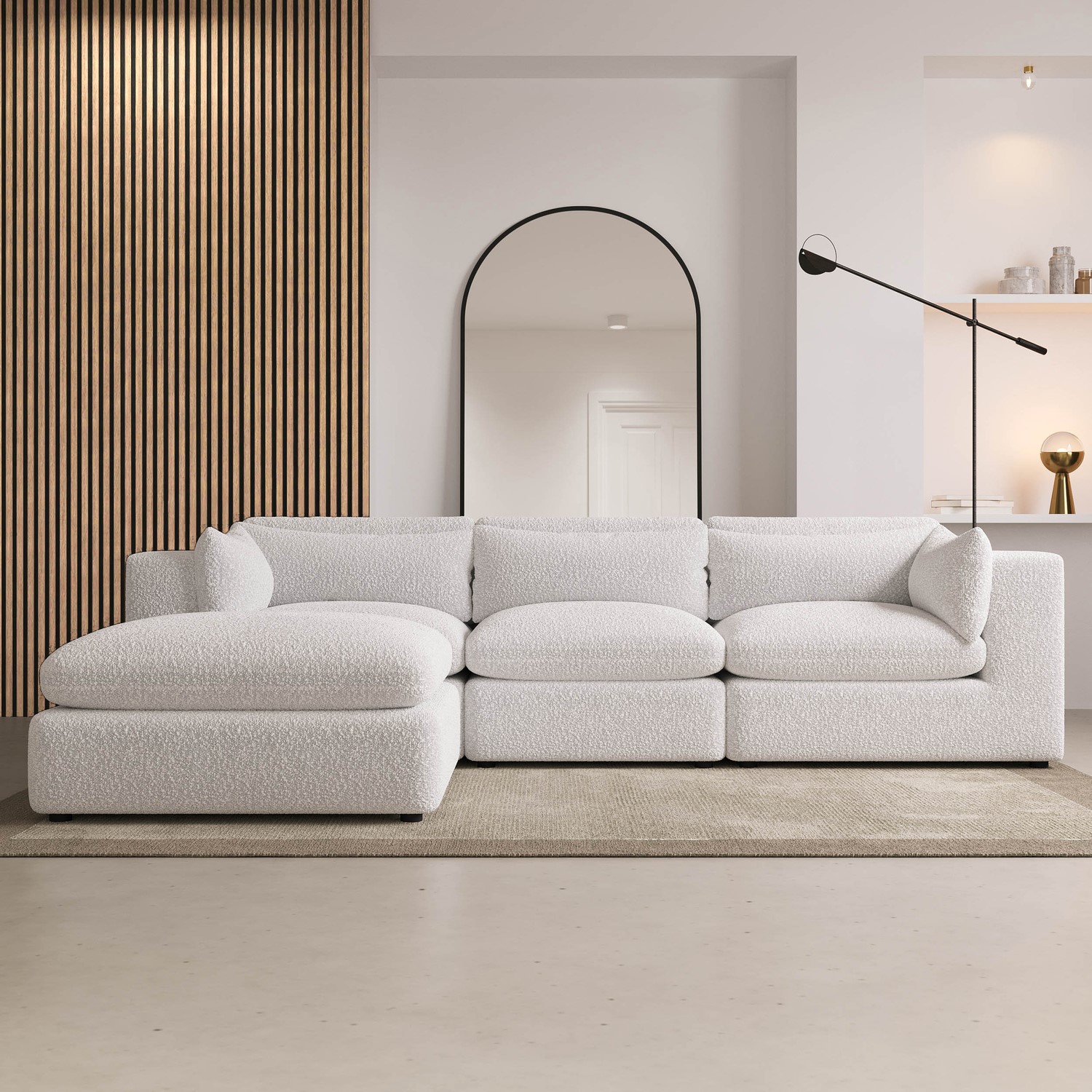 acoustic wall panels with sofa
