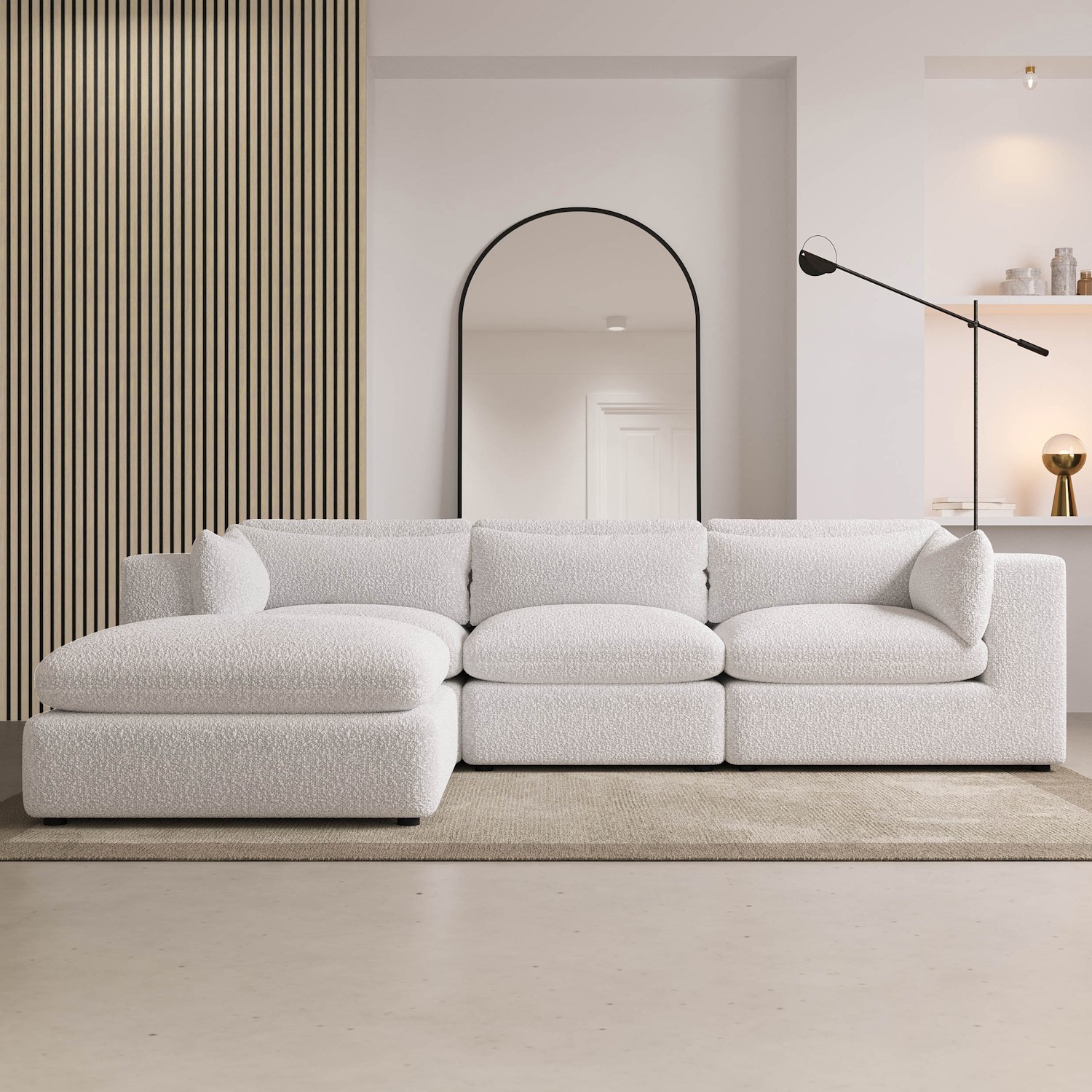 acoustic wall panels with sofa