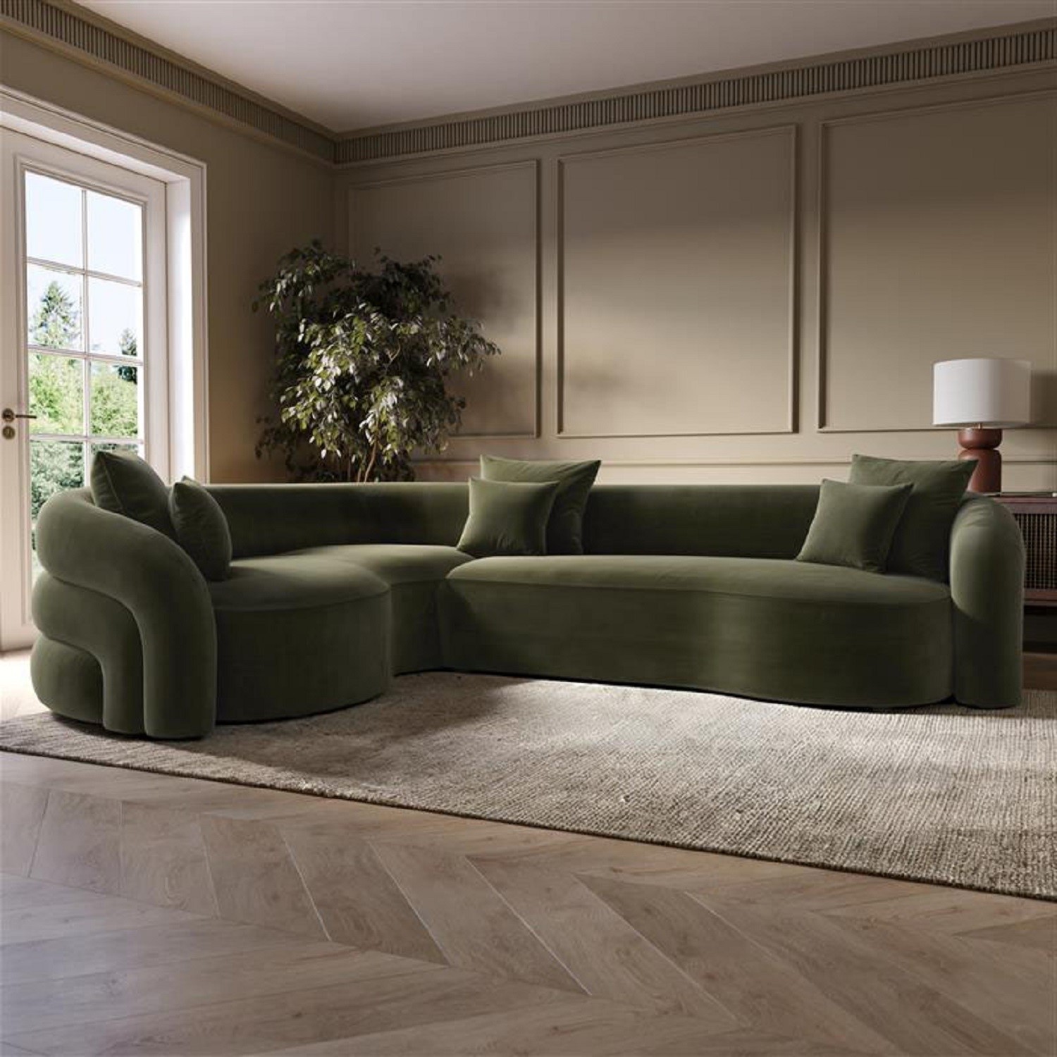 Curved Sofa Design